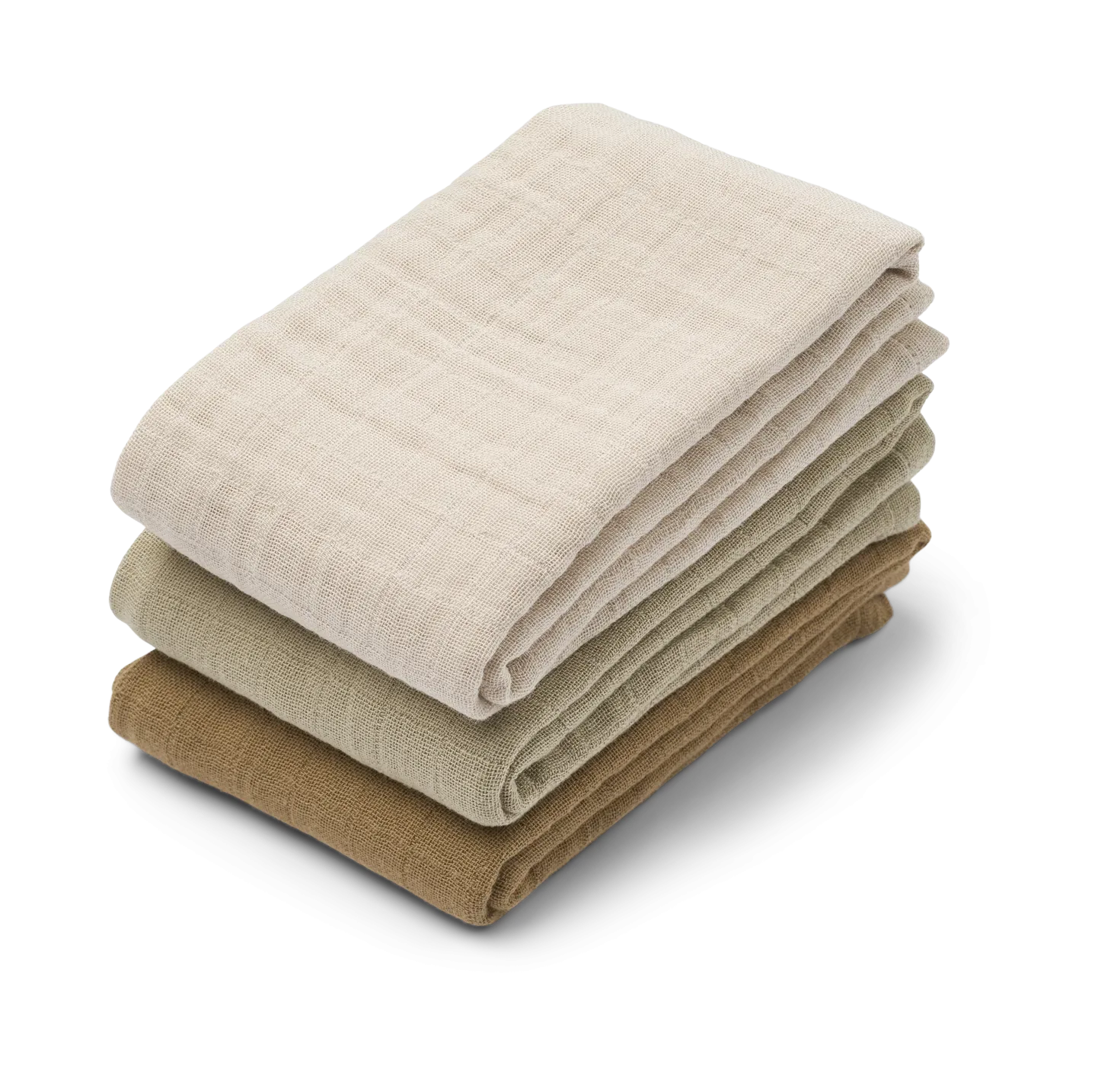 Liewood Lewis Musselin-Tuch 3-teilig 65x65 cm Sandy mix