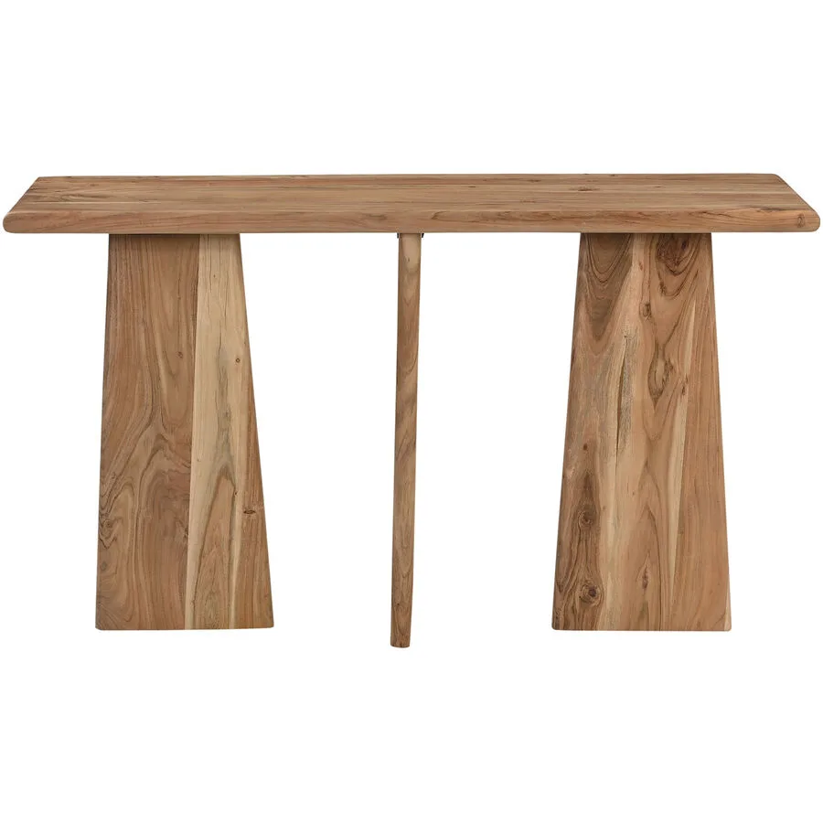 Konsole Acacia Braun Holz 130 cm - Farbe: akazie