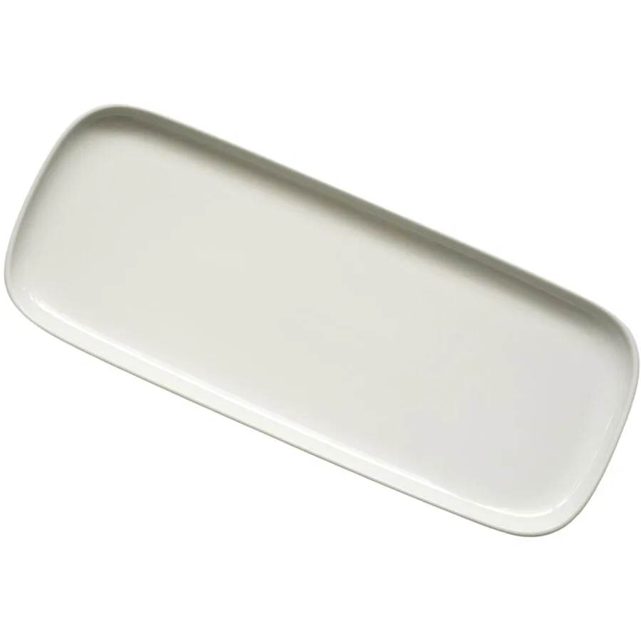 Servierbrett Saturno Weiss Porzellan 13 cm