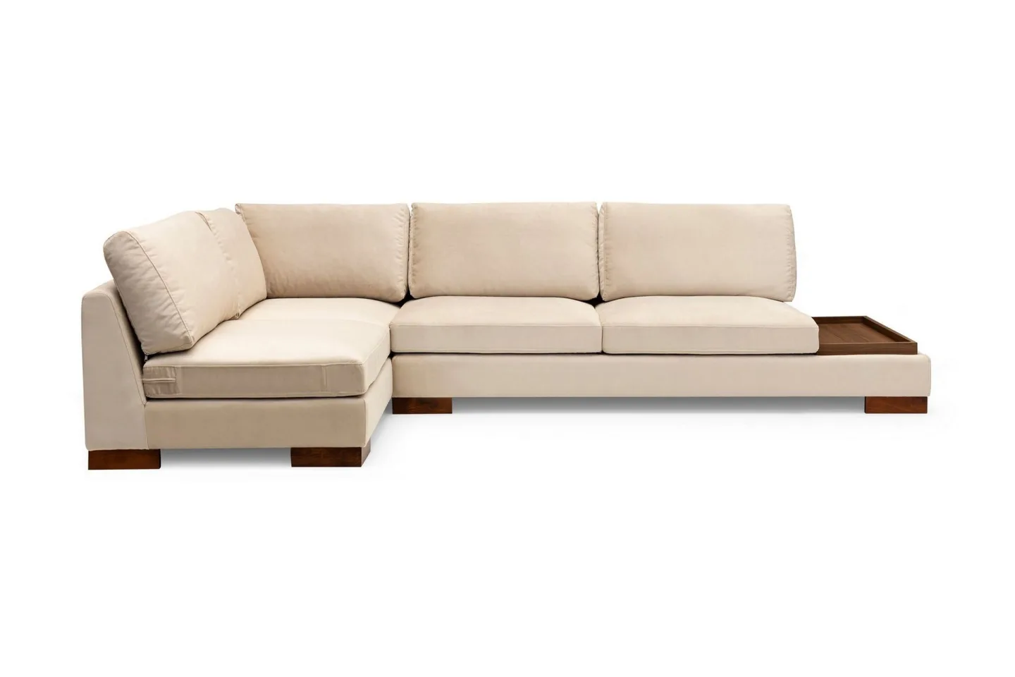 Tulima Soffa med Schäslong Vänster - Beige/Natur