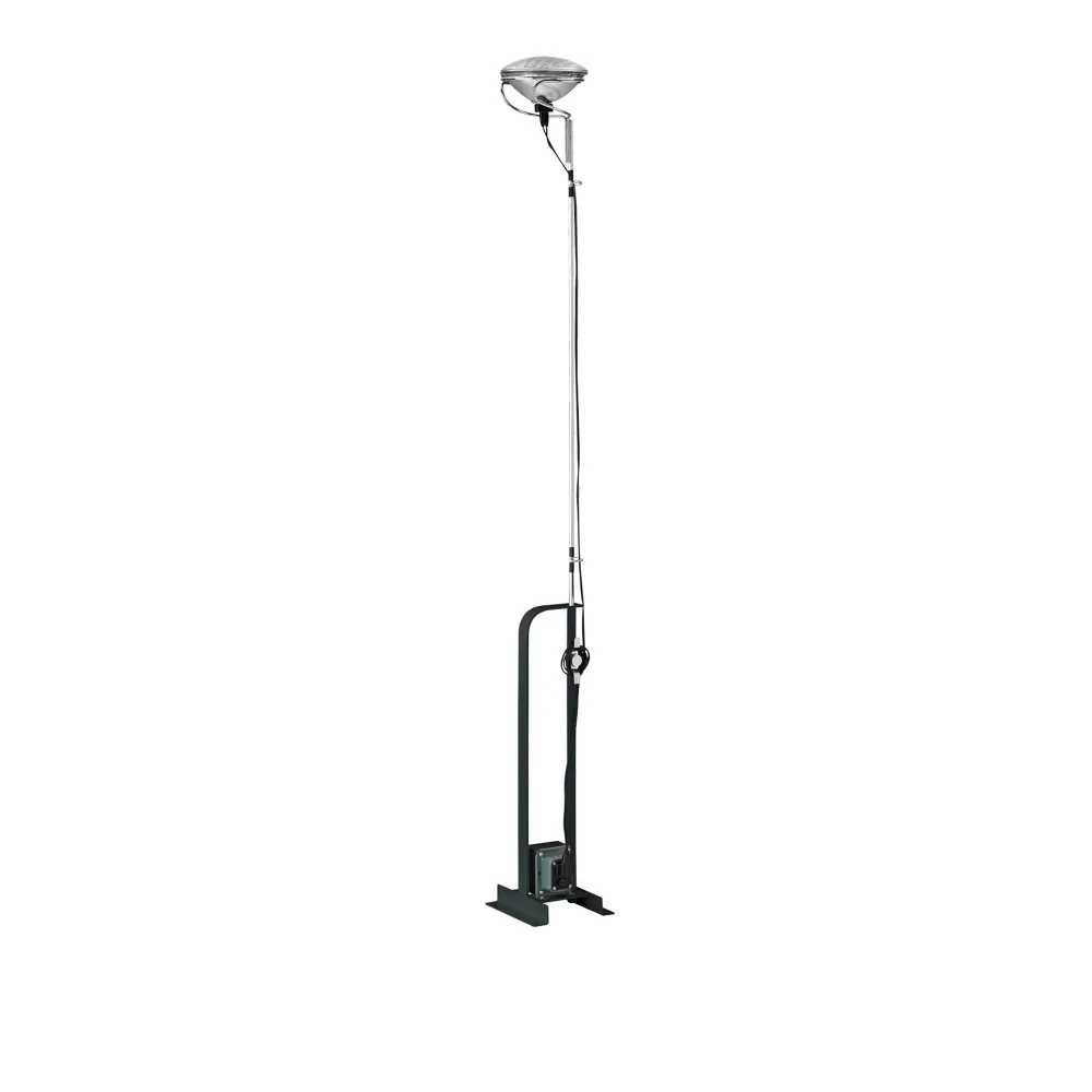 Flos - Toio Led golvlampa svart - Uplight - Achille Castiglioni,Pier Giacomo Castiglioni - Svart