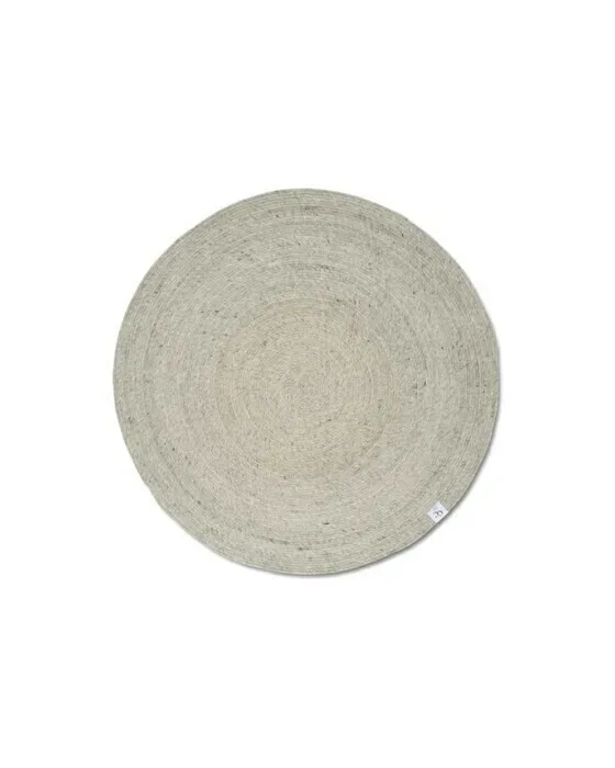 Merino Tæppe rundt concrete