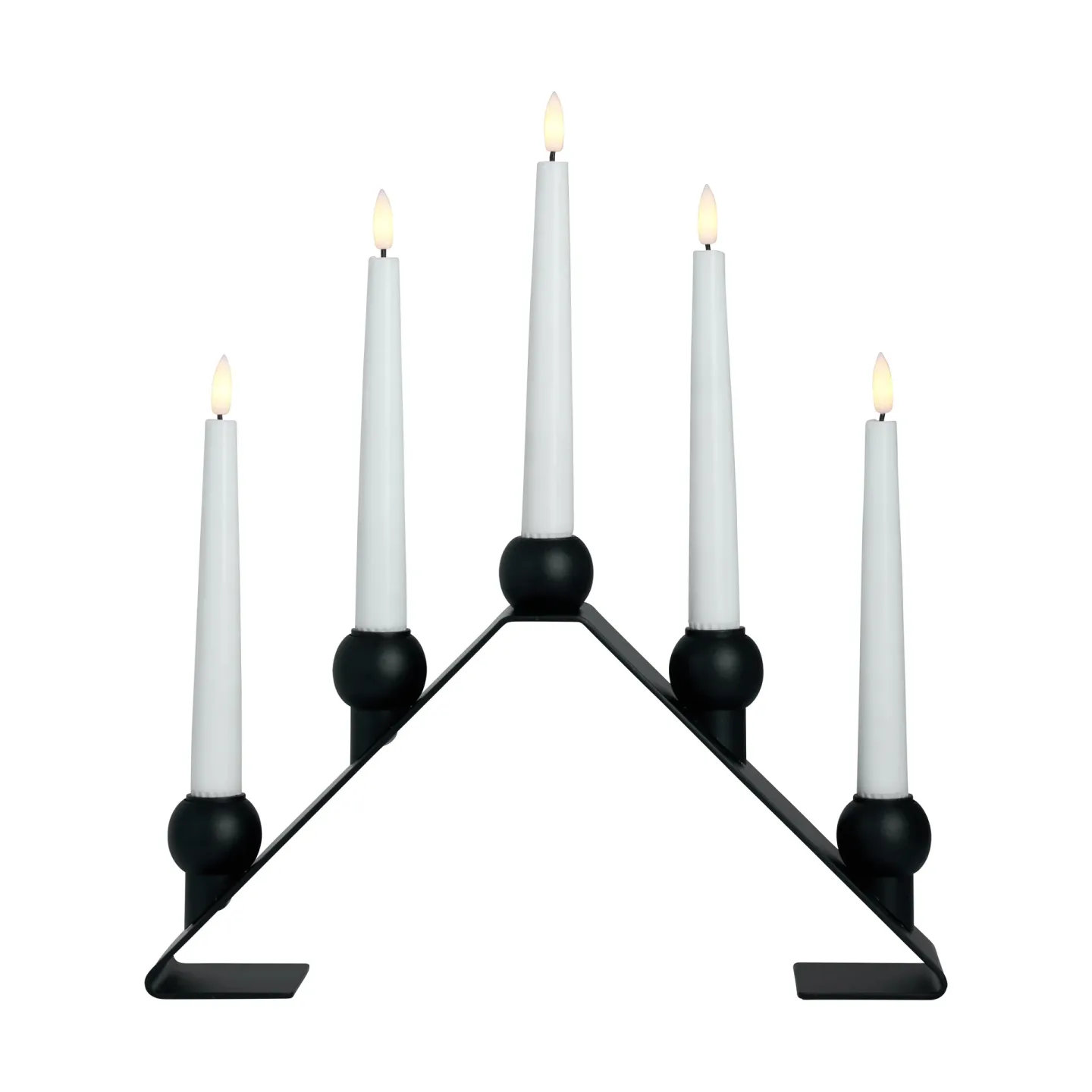Watt & Veke Luna adventsljusstake Black