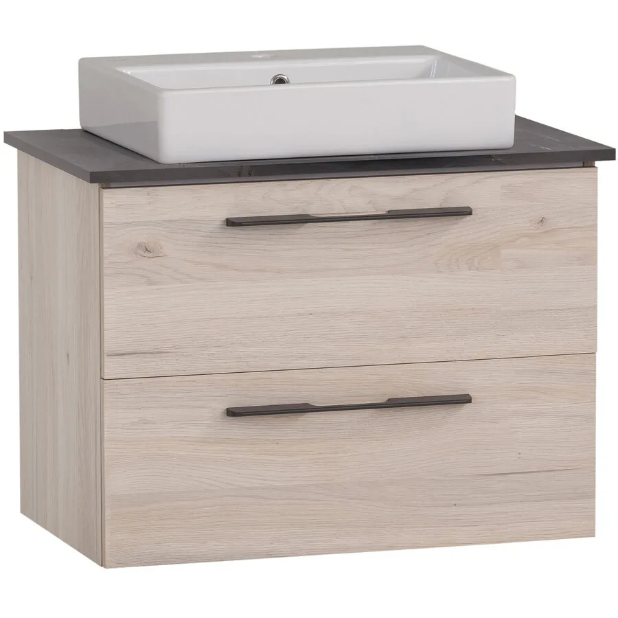 Waschtisch mit Lavabo Maxin sand Holzwerkstoff B 66 T 45 cm H 66.4 cm