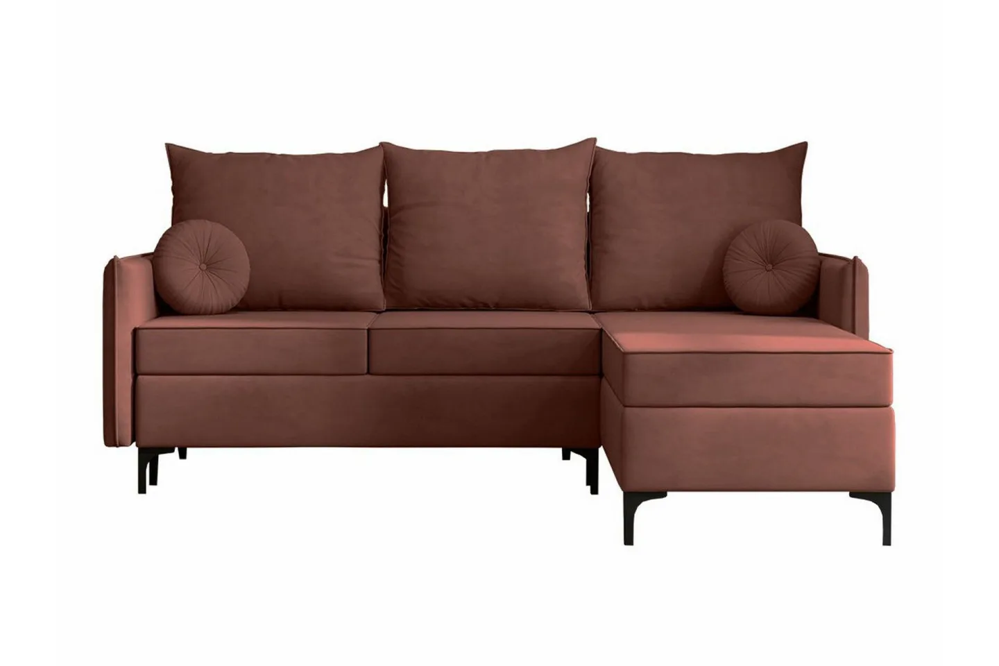 Knocklong 3-sits Hörnbäddsoffa - Rosa