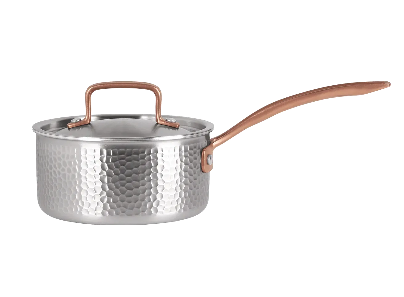 Kochtopf mit Deckel 16 cm / 1,6 Liter – Edelstahl