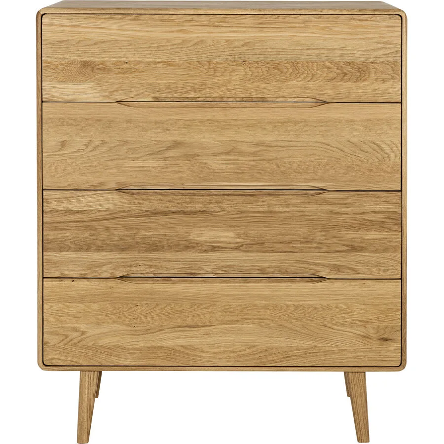 Kommode Lund Eiche Eiche B 90 H 108 cm