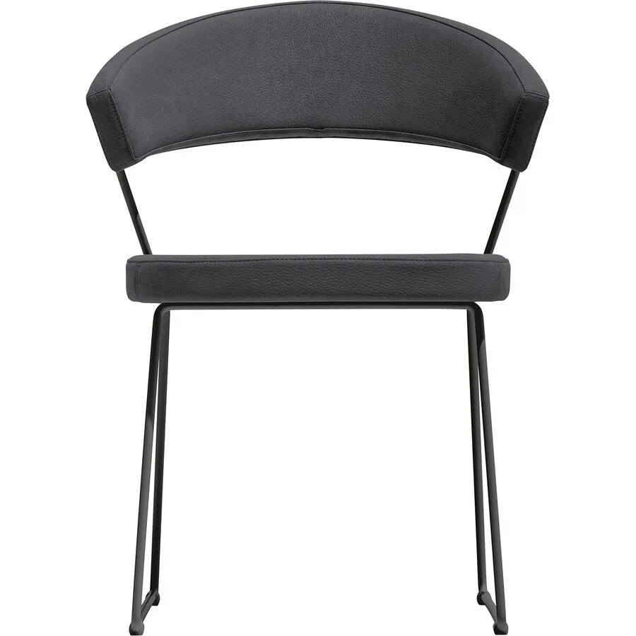 CONNUBIA Stuhl New Times schwarz Polyester/Metall