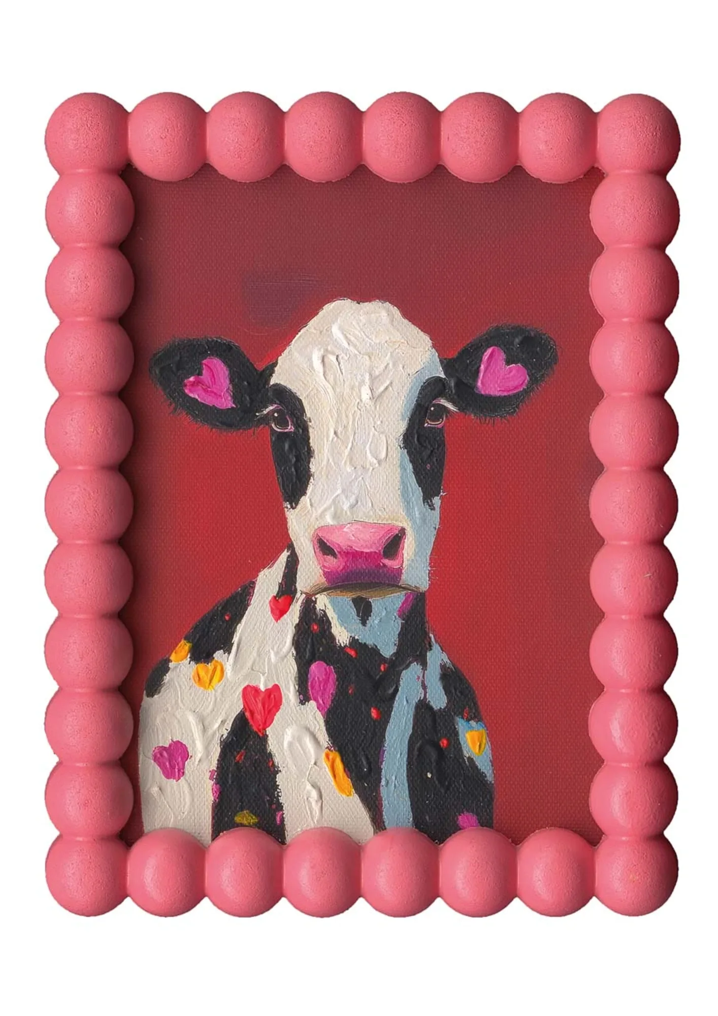 image LAND Gemälde Pink Cow | Schubiger Möbel