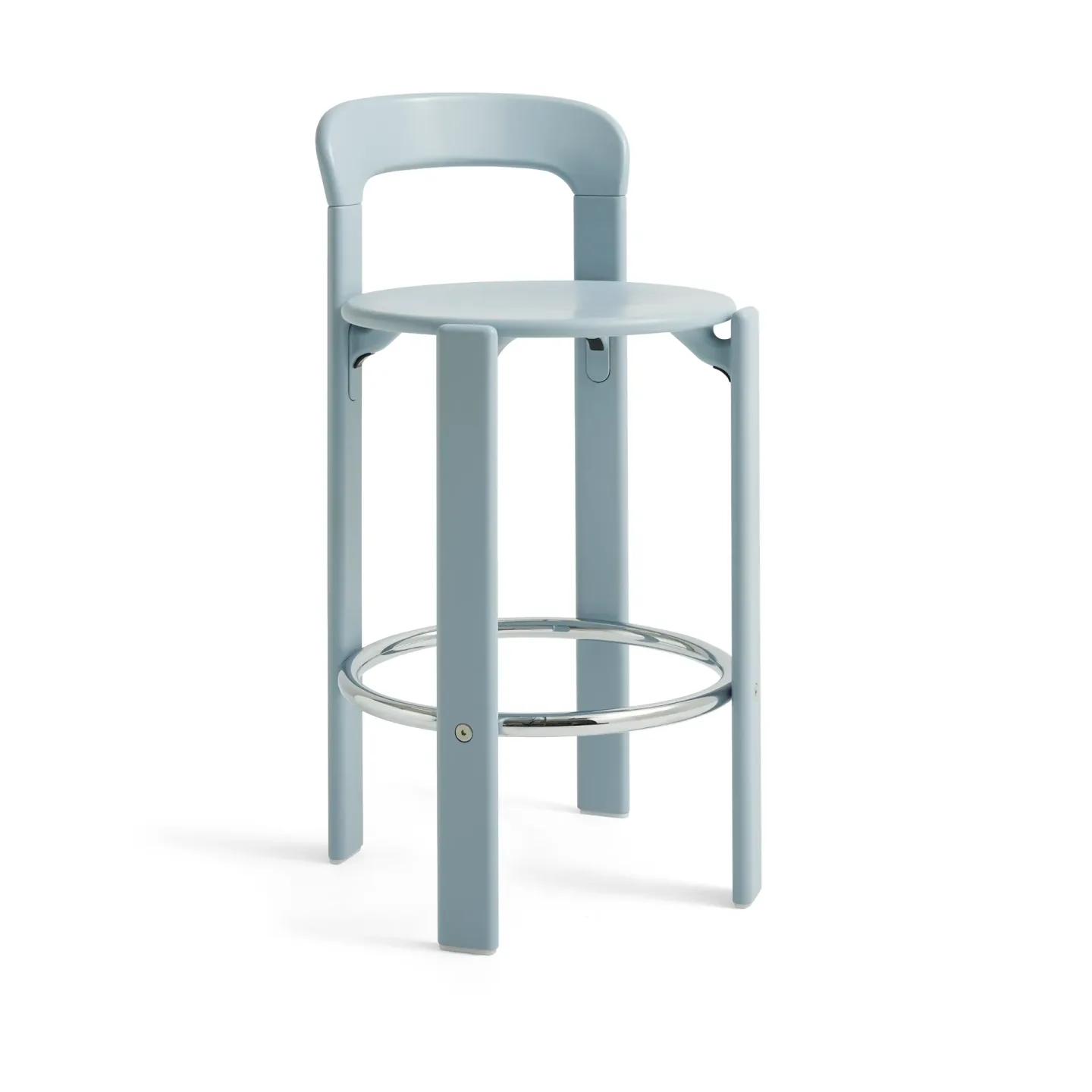 HAY Rey Low Barhocker lackiert 65 cm Slate blue