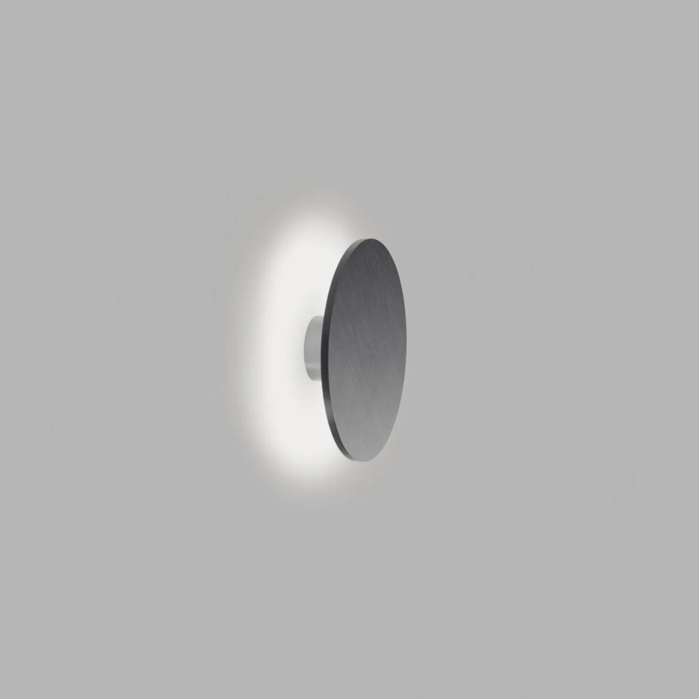 Soho W3 Wandlampe, Ø 30 cm, IP54, CCT, grau - LIGHT-POINT - Balkon - Aluminium