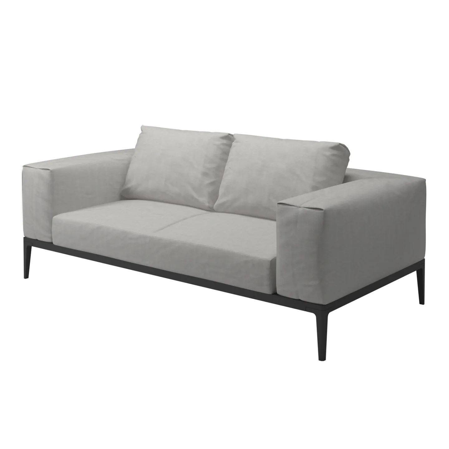 Gloster - Grid Sofa, Frame Meteor, Kat.C Robben Charcoal - Soffor utomhus - Henrik Pedersen