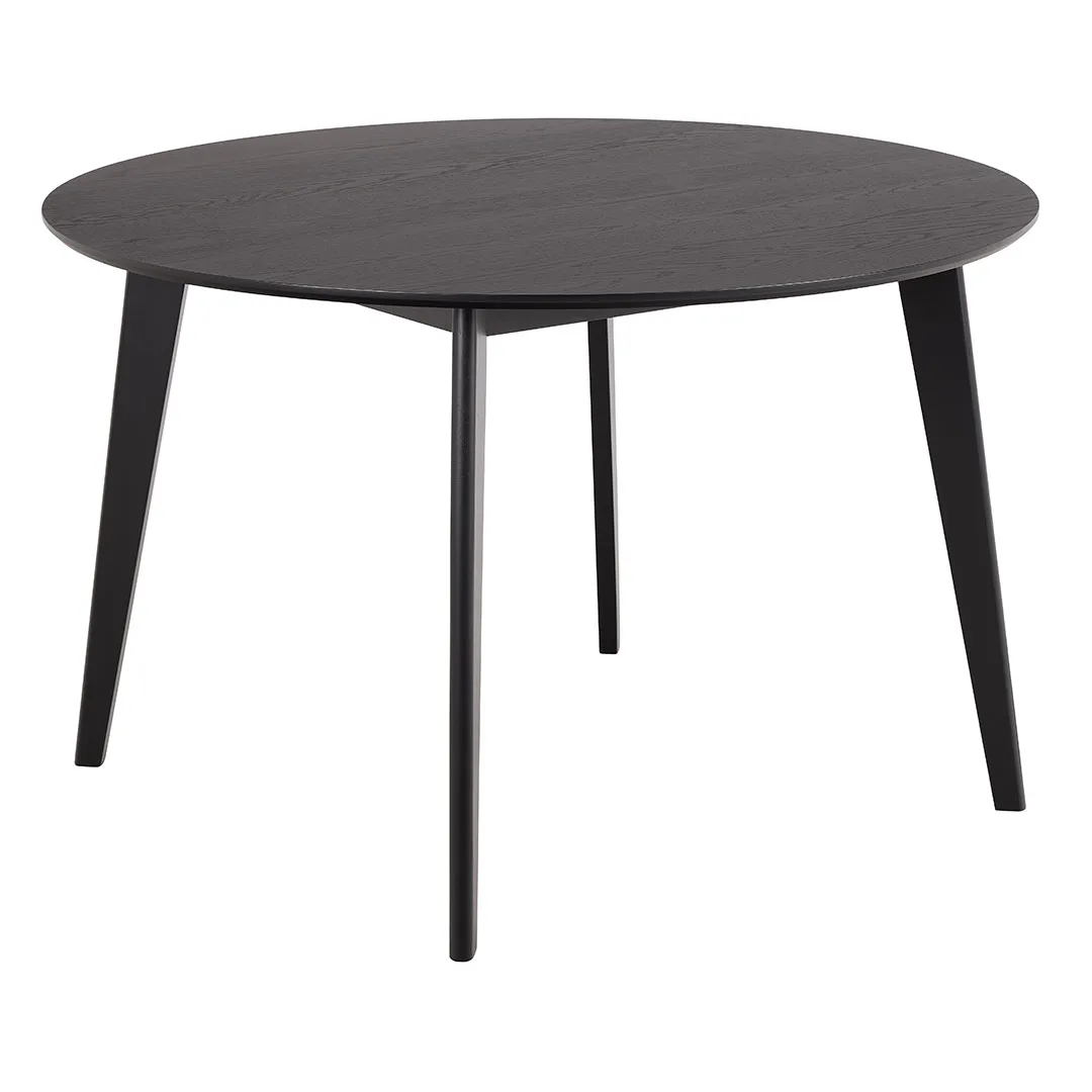 Roxby Esstisch 120x120cm Schwarz.
