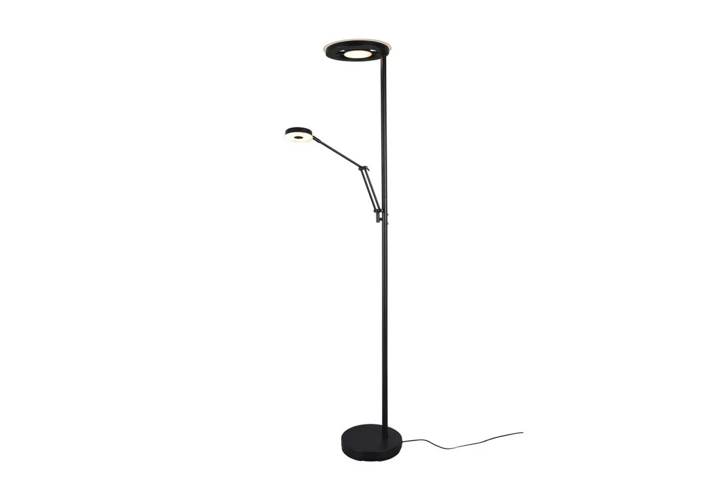 Golvlampa TRIO Barrie Mattsvart - Mattsvart