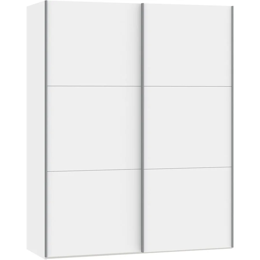 MyDeal Kleiderschrank Easy Go weiss Holzwerkstoff B 153 cm - Schweizer Möbelhersteller