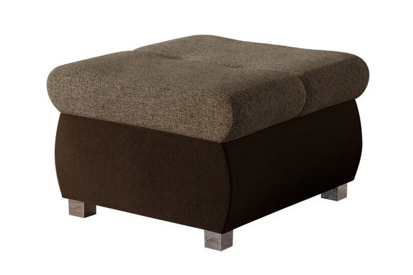Cerys Fotpall 60 cm - Brun