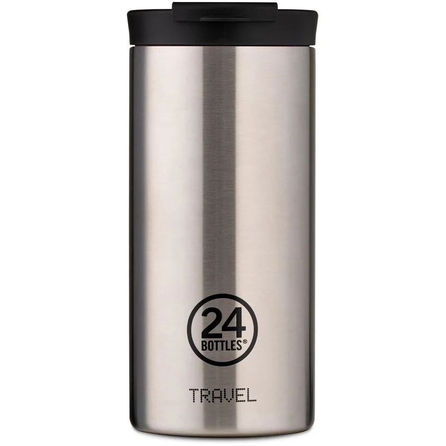 Thermobecher 24 Bottles Silber Edelstahl 18.5 cm - Farbe: steel