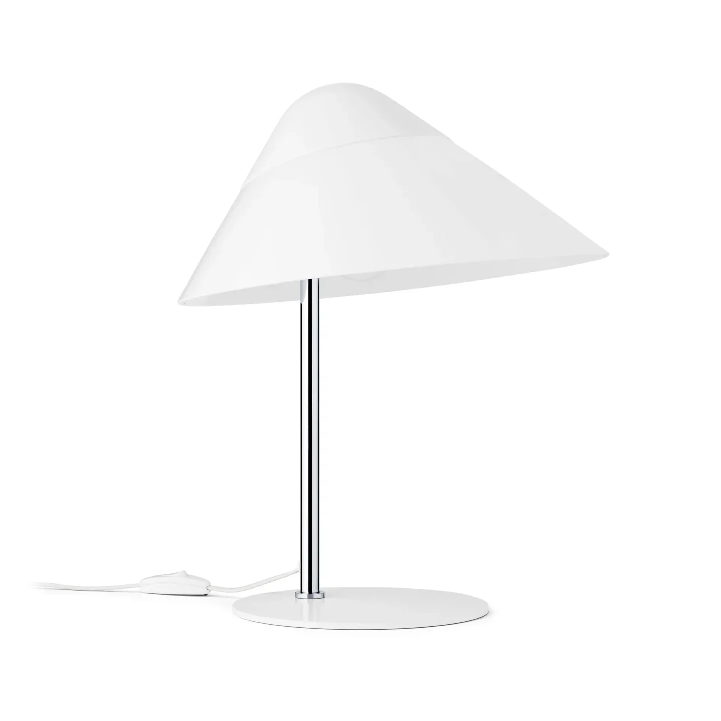 Carl Hansen & Søn HJW01 Opala bordslampa Mini White-chrome