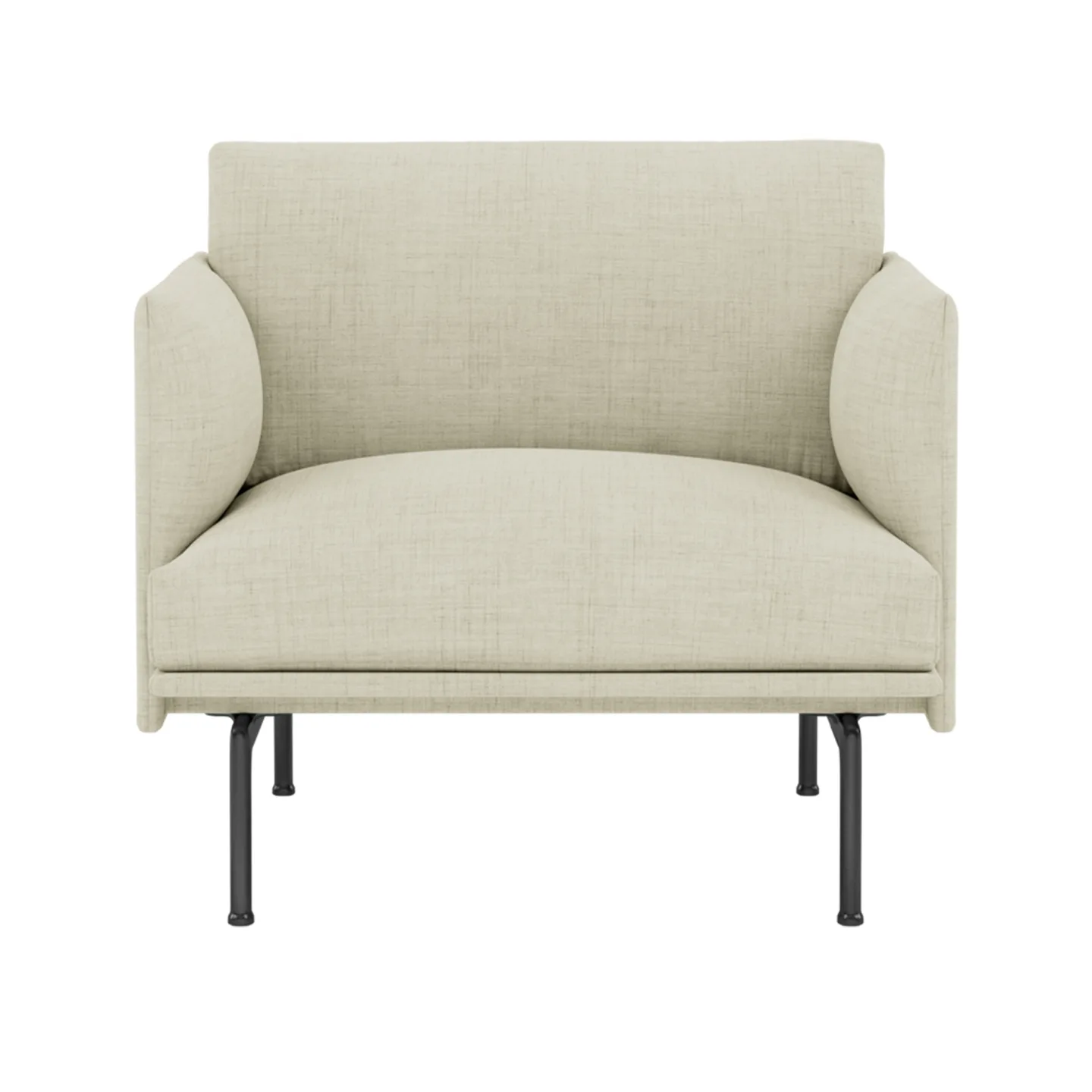Muuto - Outline Studio Chair / Remix 242 - Fåtöljer - Anderssen & Voll - Metall/Textilmaterial