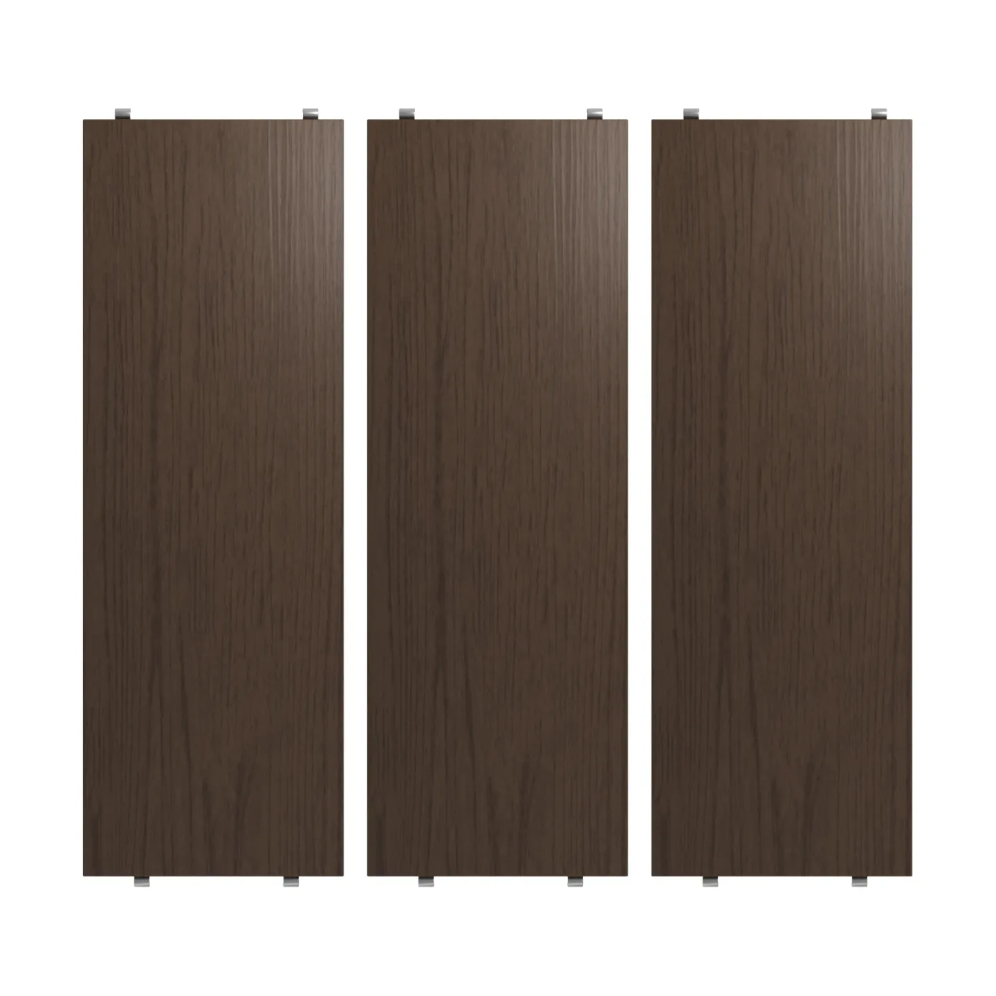 String String hyllplan Mörk ek, 58x20 cm, 3-pack