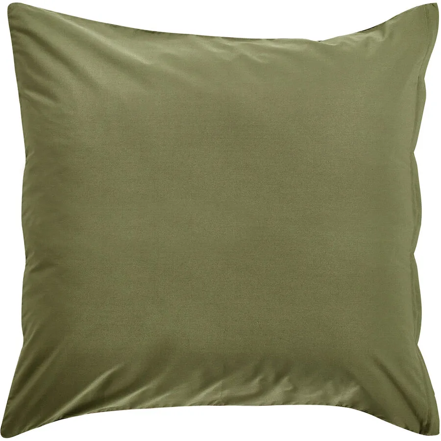 Kissenbezug Kos Grün Satin 65 cm 65 cm