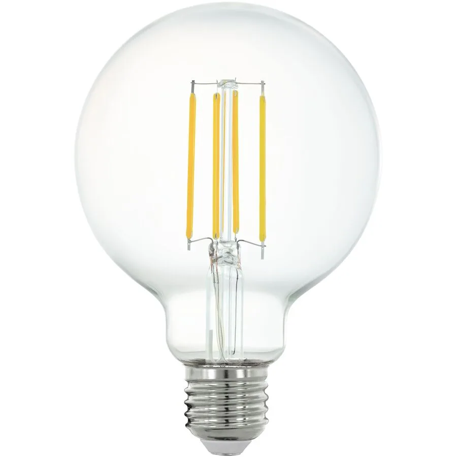Eglo Leuchtmittel LEDE27 Glas E27 6 W - Farbe: Transparent - LED - Lichtfarbe: Extra warmweiss - LED Leuchtmittel