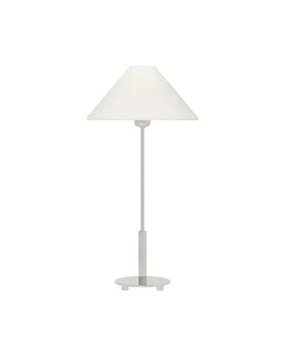 Hackney bordlampe trådløs nikkel