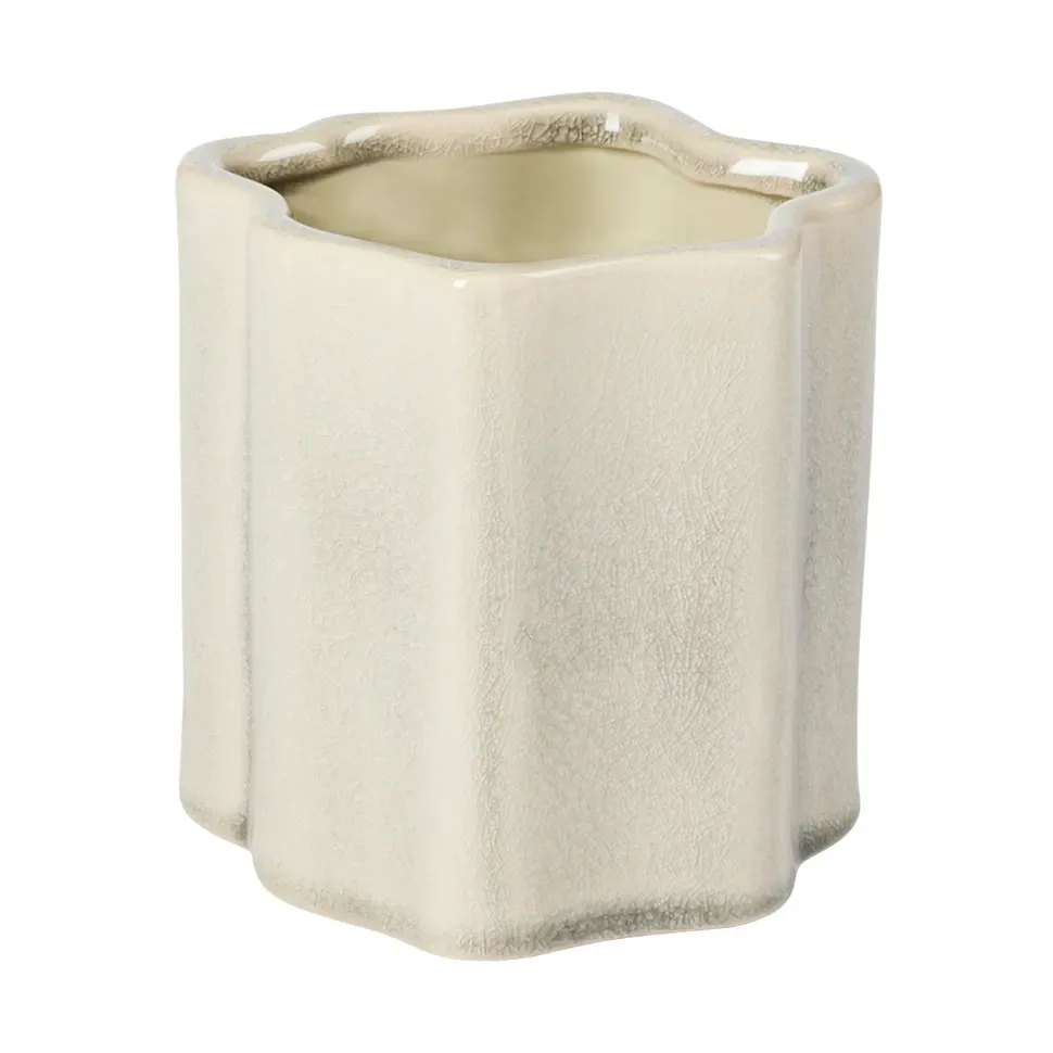 Broste Copenhagen Sonja Blumentopf H:12 cm Rainy Day Grey
