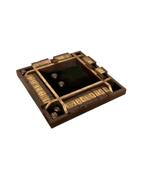 Shut The Box Game Brown