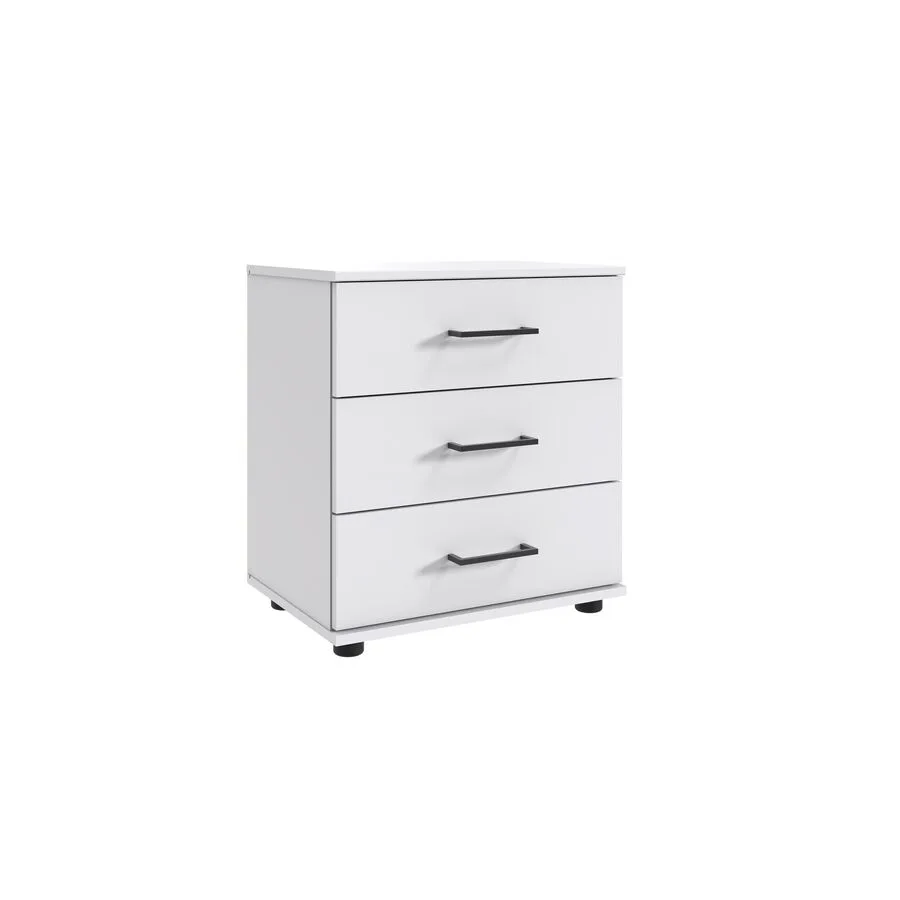 Nachttisch Tiby weiss Holzwerkstoff B 52 H 58 cm