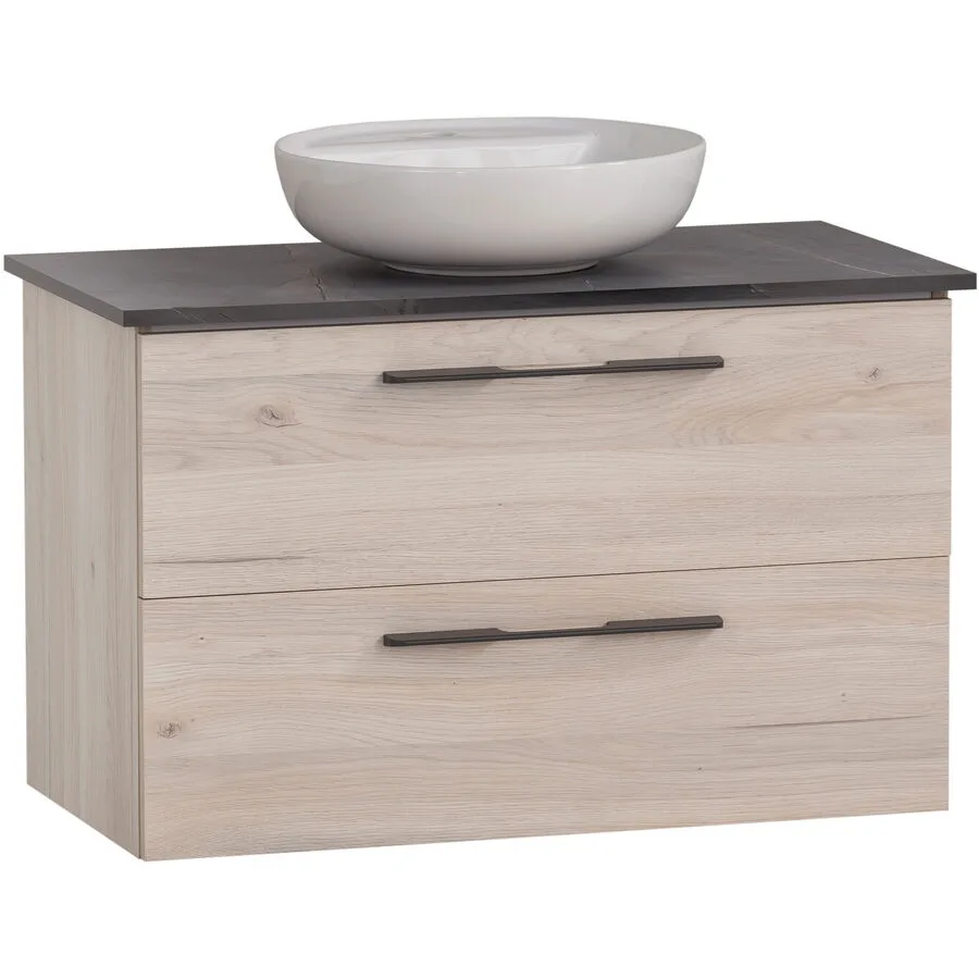 Waschtisch mit Lavabo Maxin sand Holzwerkstoff B 86 T 45 cm H 65.4 cm