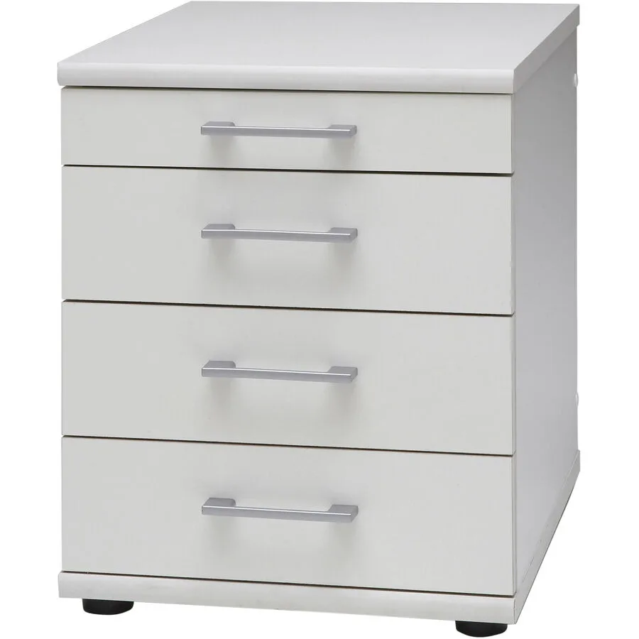 Standcontainer Sable Weiss Holzwerkstoff - Farbe: perlweiss