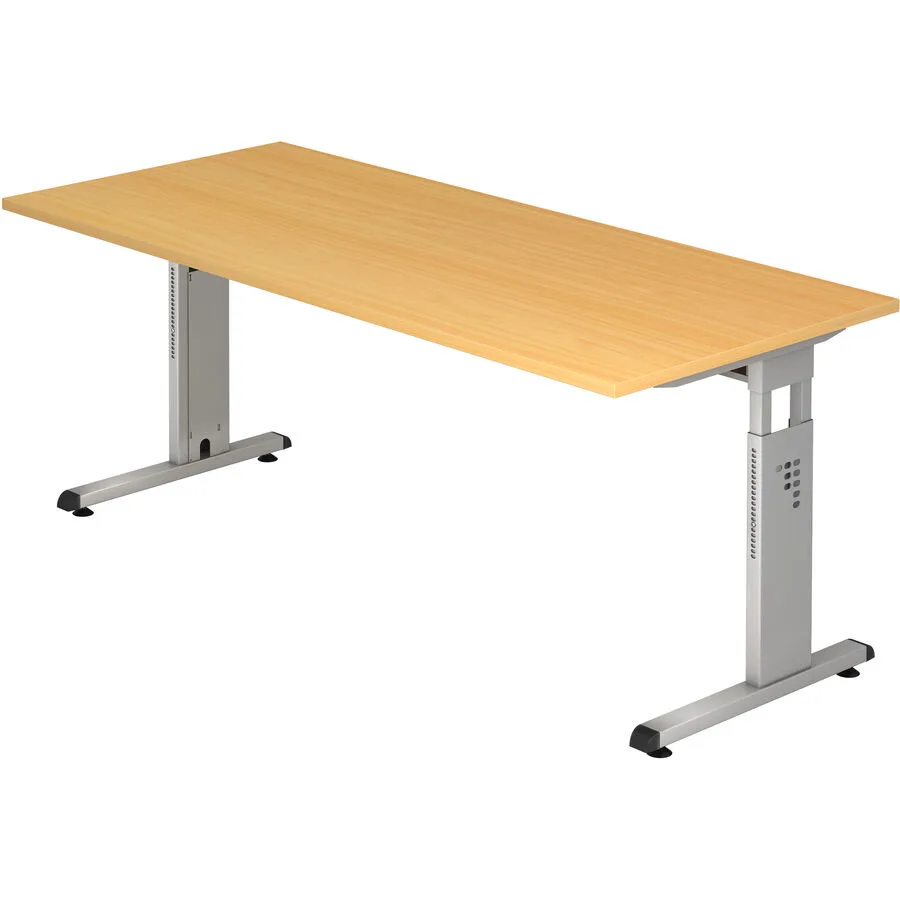Schreibtisch Office buche Holzwerkstoff B 180 T 80 cm