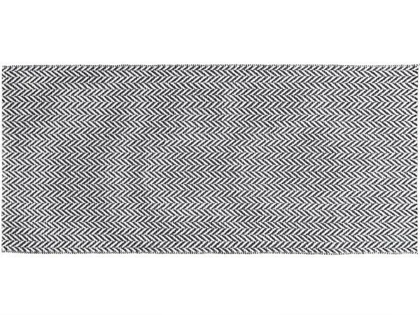 Kunststoffteppiche - Der Horred-Teppich Ola (schwarz) (Größe: 70 x 50 cm)