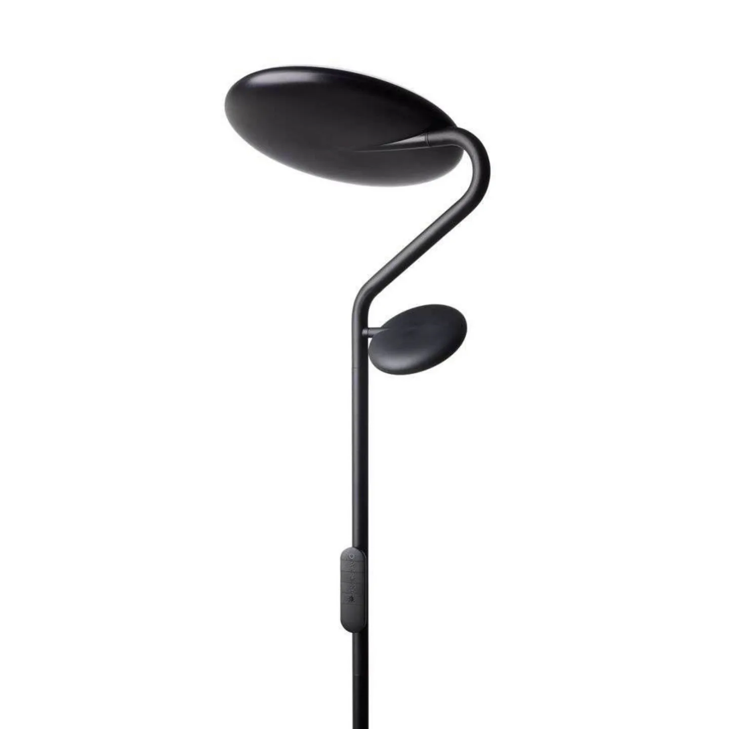 Slim Uplight Gulvlampe Sort - Halo Design - Stue - Metal