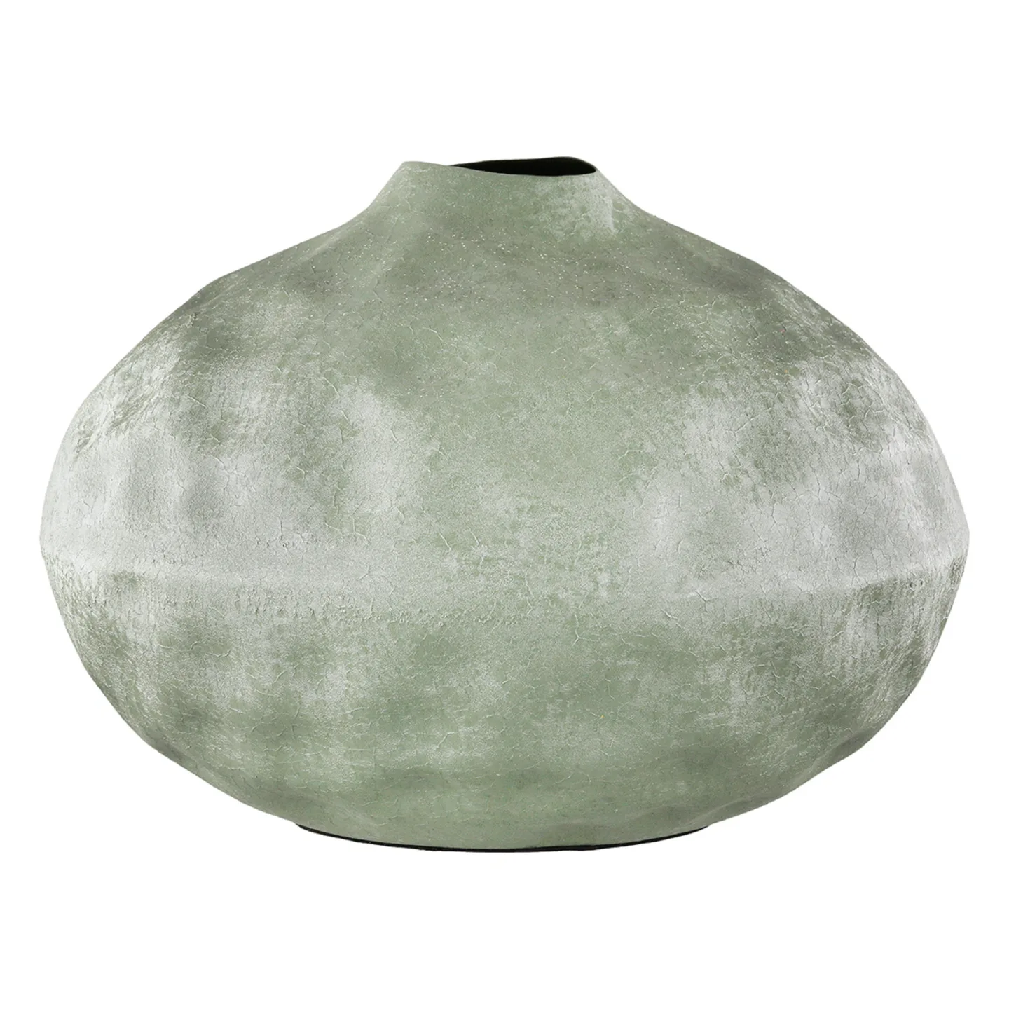 Gilde Vase Verda, Eisen H: 16 cm | Schubiger Möbel
