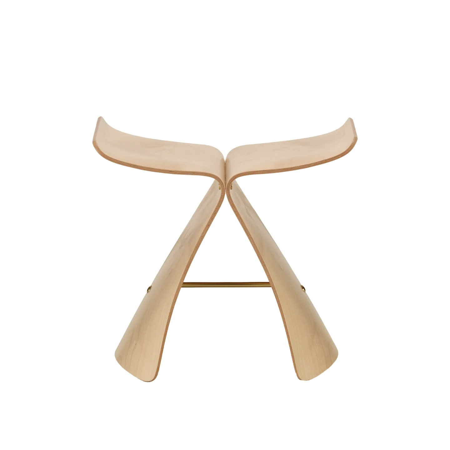 Vitra - Butterfly Stool, Maple - Pallar - Sori Yanagi - Brun - Metall/Trä