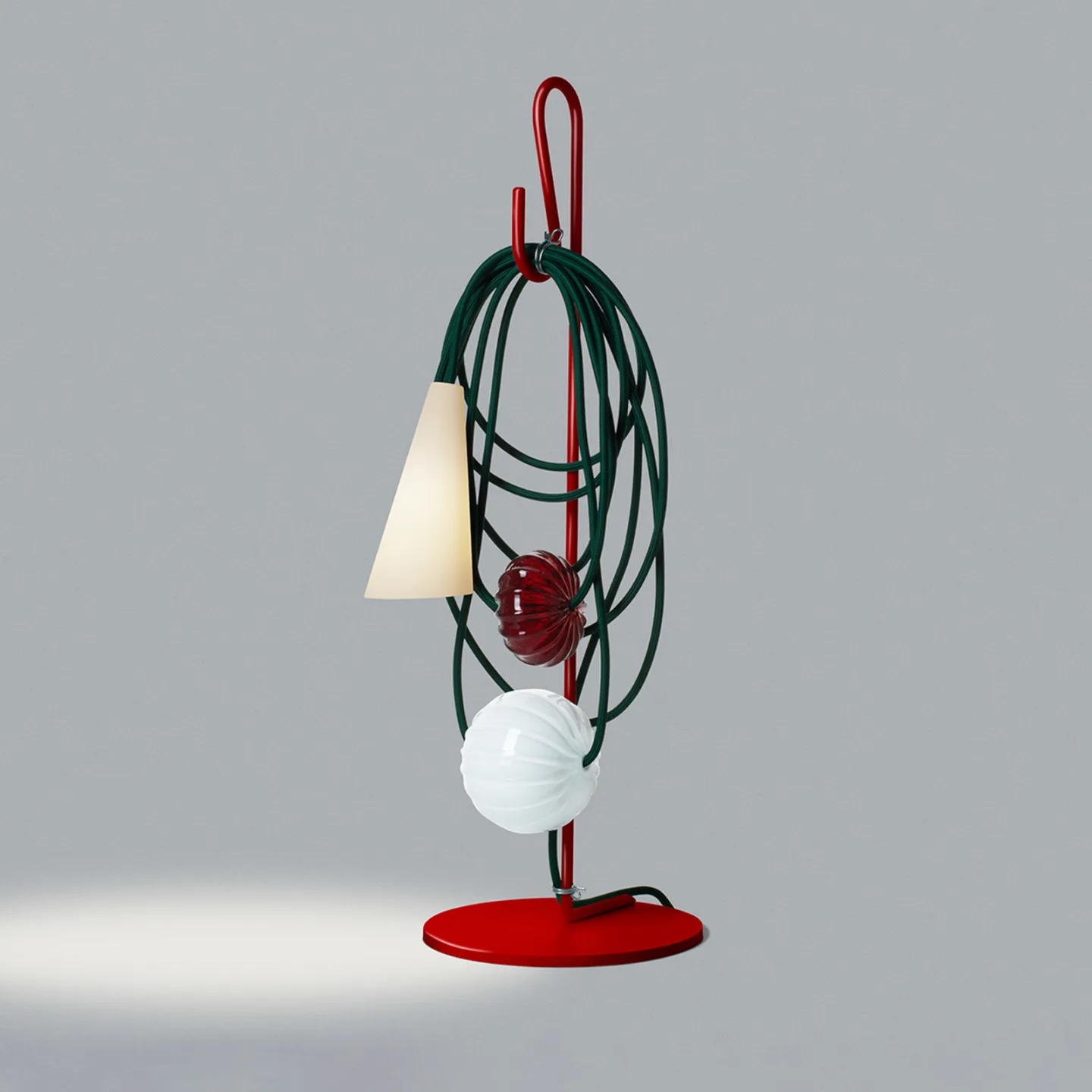 Filo Bordslampa Ruby Jaypure - Foscarini - Vardagsrum - Design - Metall - Med lampskärm
