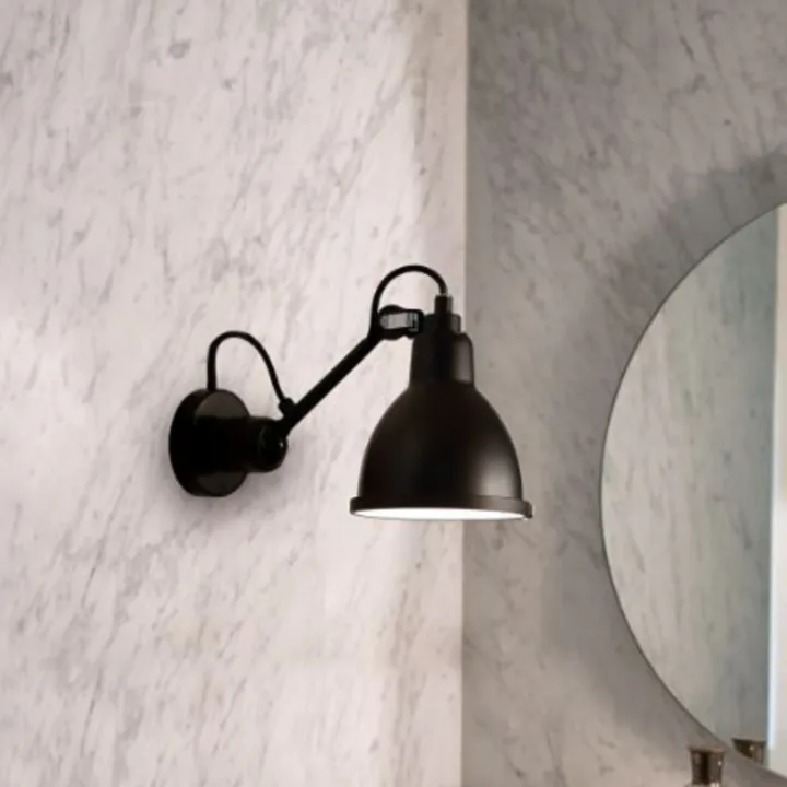 304 Bathroom IP64 Wandleuchte Schwarz - Lampe Gras - Badezimmer - Design - Metall