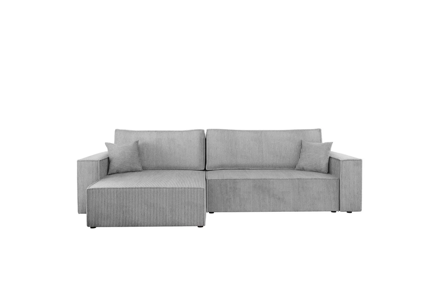 Hobson Soffa med Divan 3-sits - Ljusgrå
