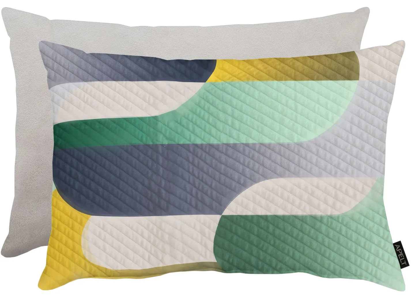 Apelt Knotenkissen Ben, Türkis B: 40 cm Blau | Schubiger Möbel