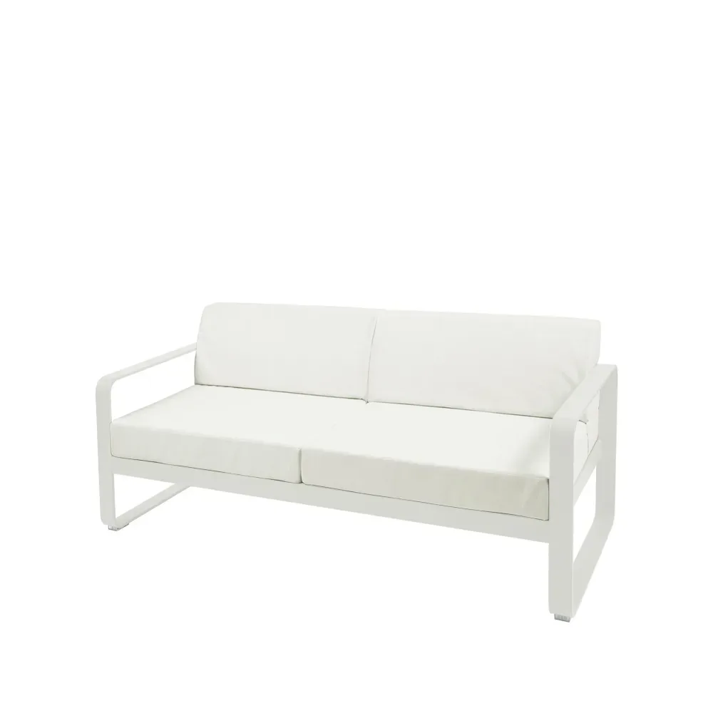 Fermob Bellevie 2-sits soffa Cotton white (vit), off-white dyna