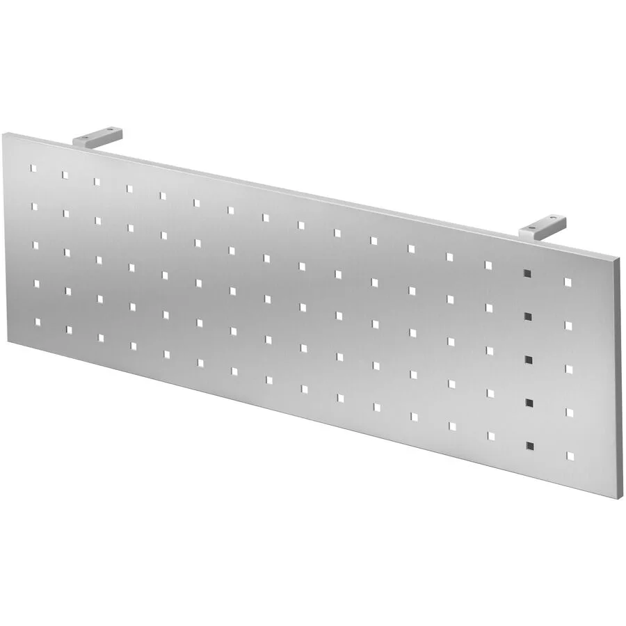 Sichtblende Office Silber Metall 120 cm