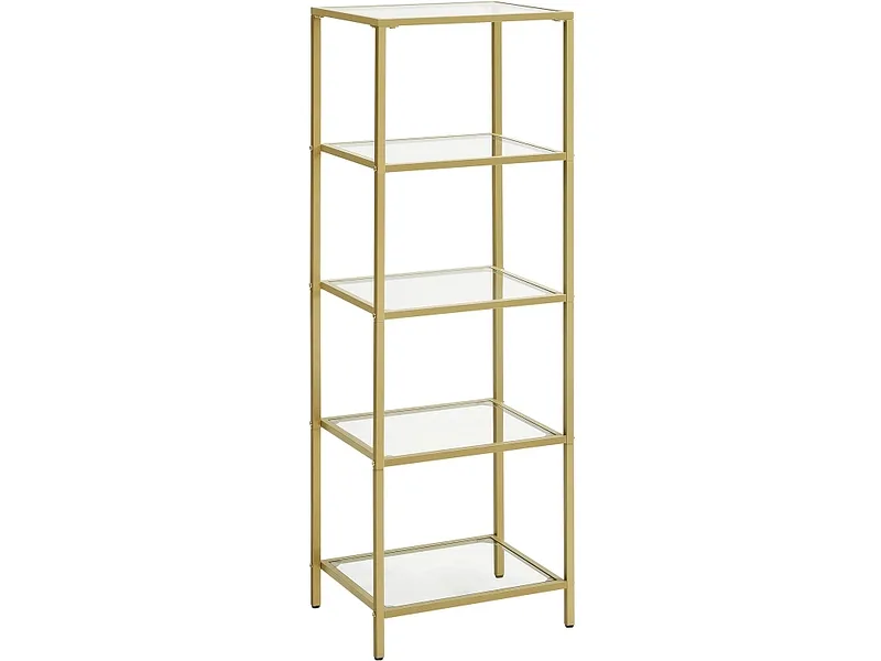 Regal SONGMICS CRYSTAL 30x40x124.5cm gold