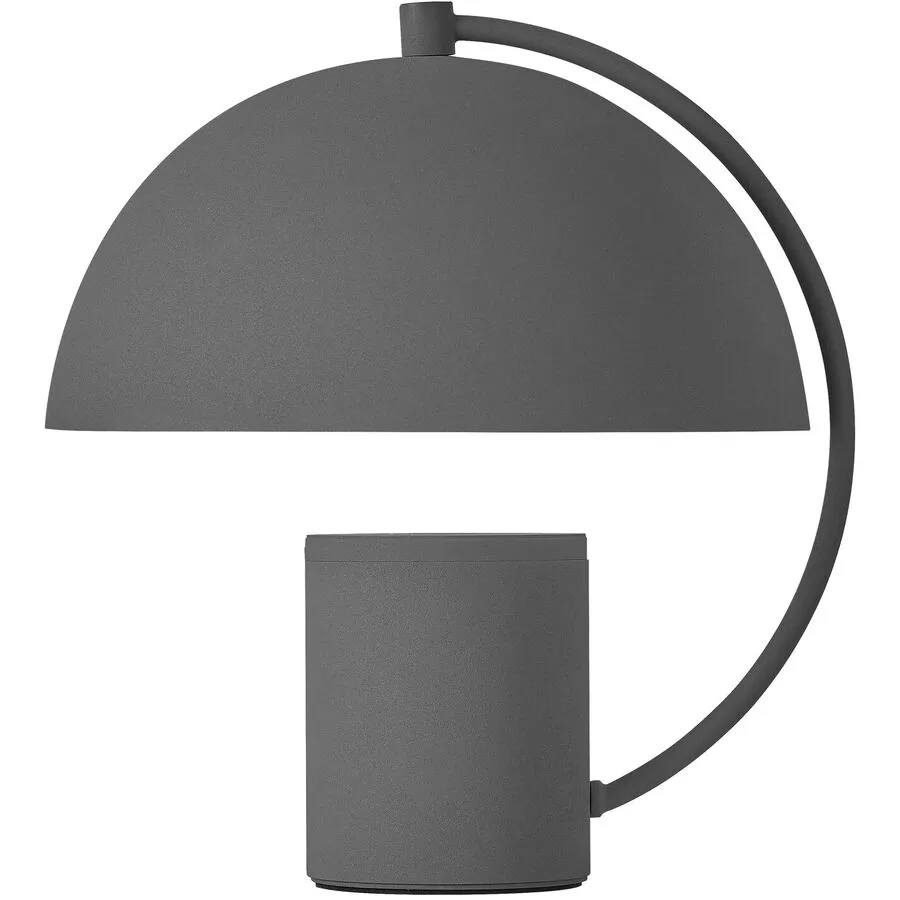 Tischlampe Hedda Schwarz Aluminium/Eisen 24 cm 27 cm - LED - Lichtfarbe: Warmweiss - LED Energiesparlampen