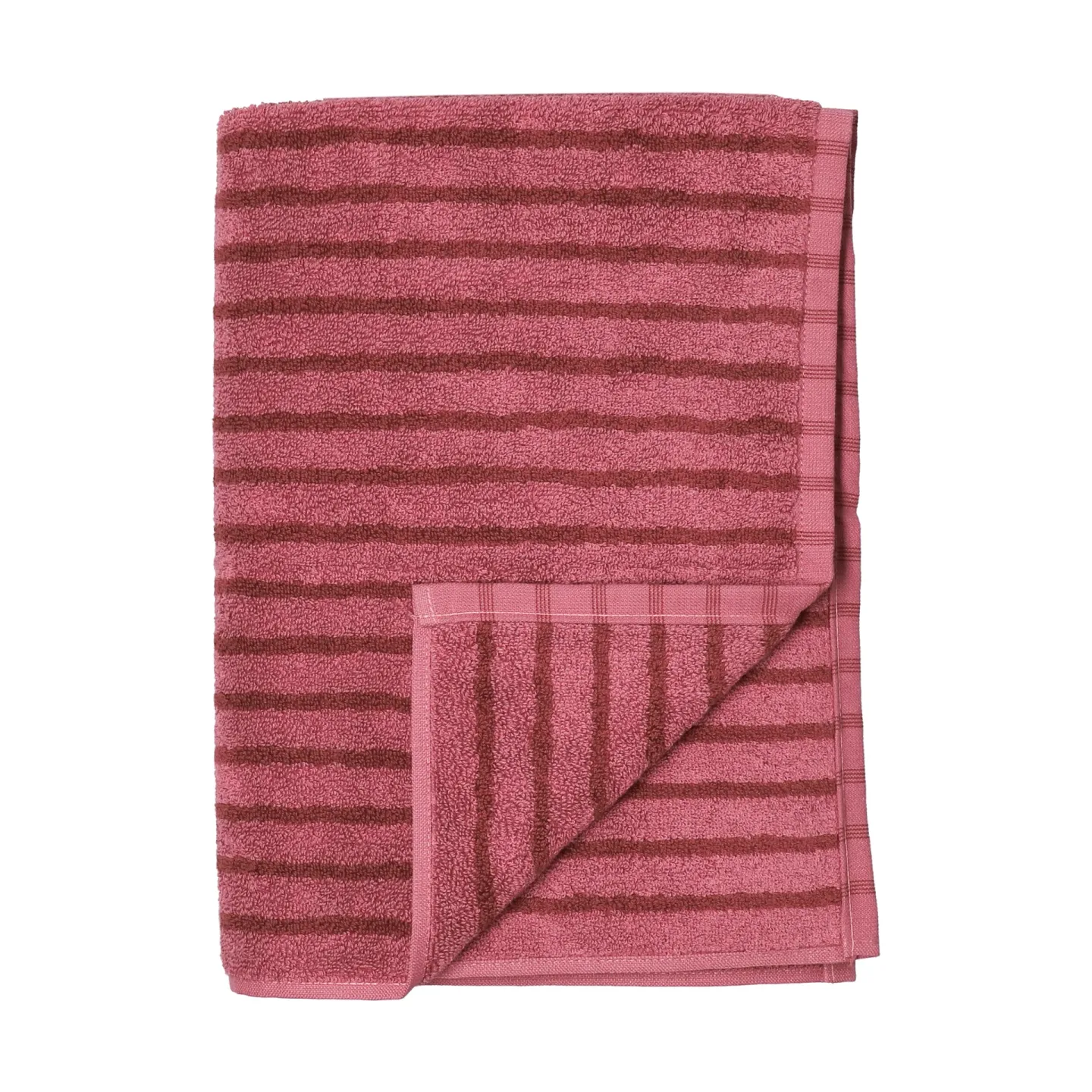 Scandi Living Drift Badetuch 100x150 cm Rosa-rot