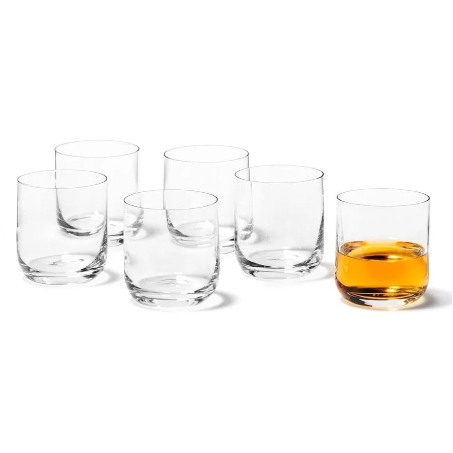 Whiskygläser-Set Leonardo transparent Kristallglas H 9 cm 0.32 l 6 Stk