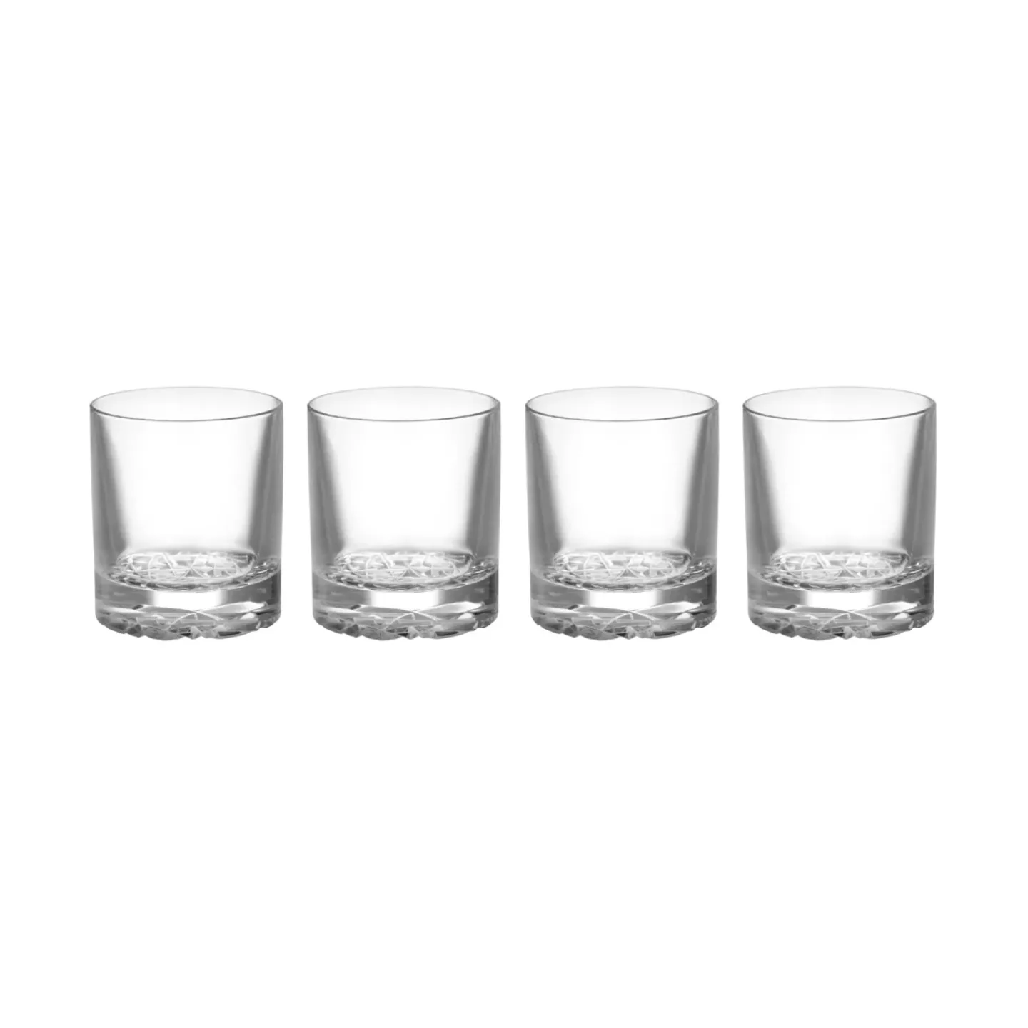 Orrefors Carat Old Fashioned Glas 21 cl 4er-Pack Klar
