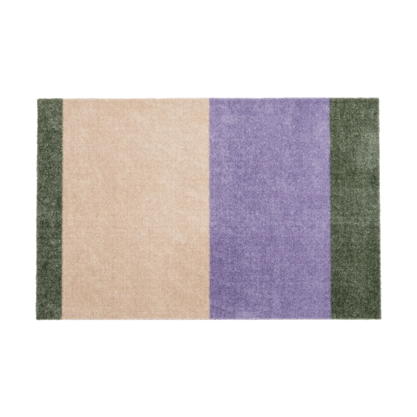 tica copenhagen Stripes horizontal Fußabstreifer Lilac-ivory-green, 60x90 cm