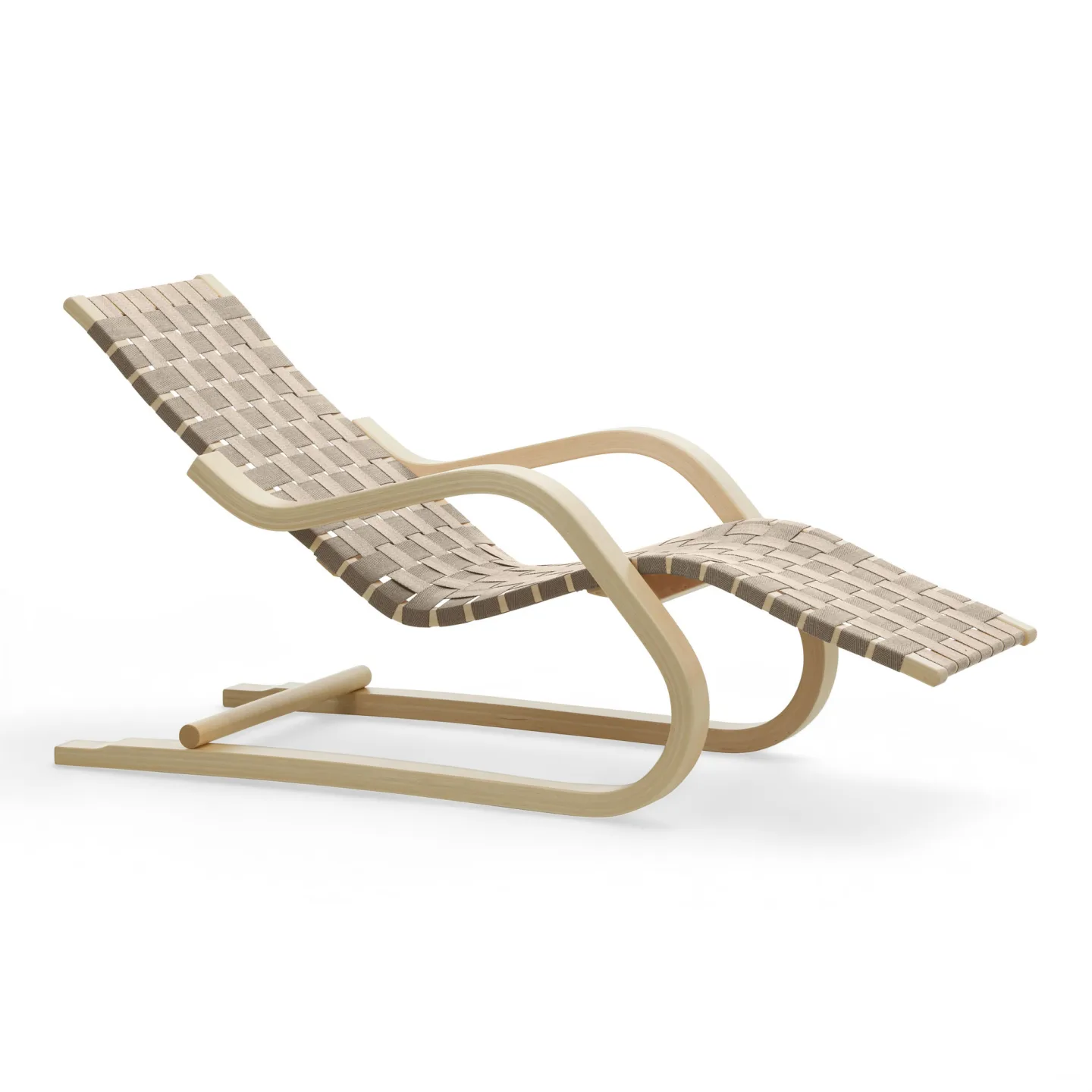 Artek - Lounge Chair 43 Natural Black - Fåtöljer - Alvar Aalto - Svart - Trä/Textilmaterial